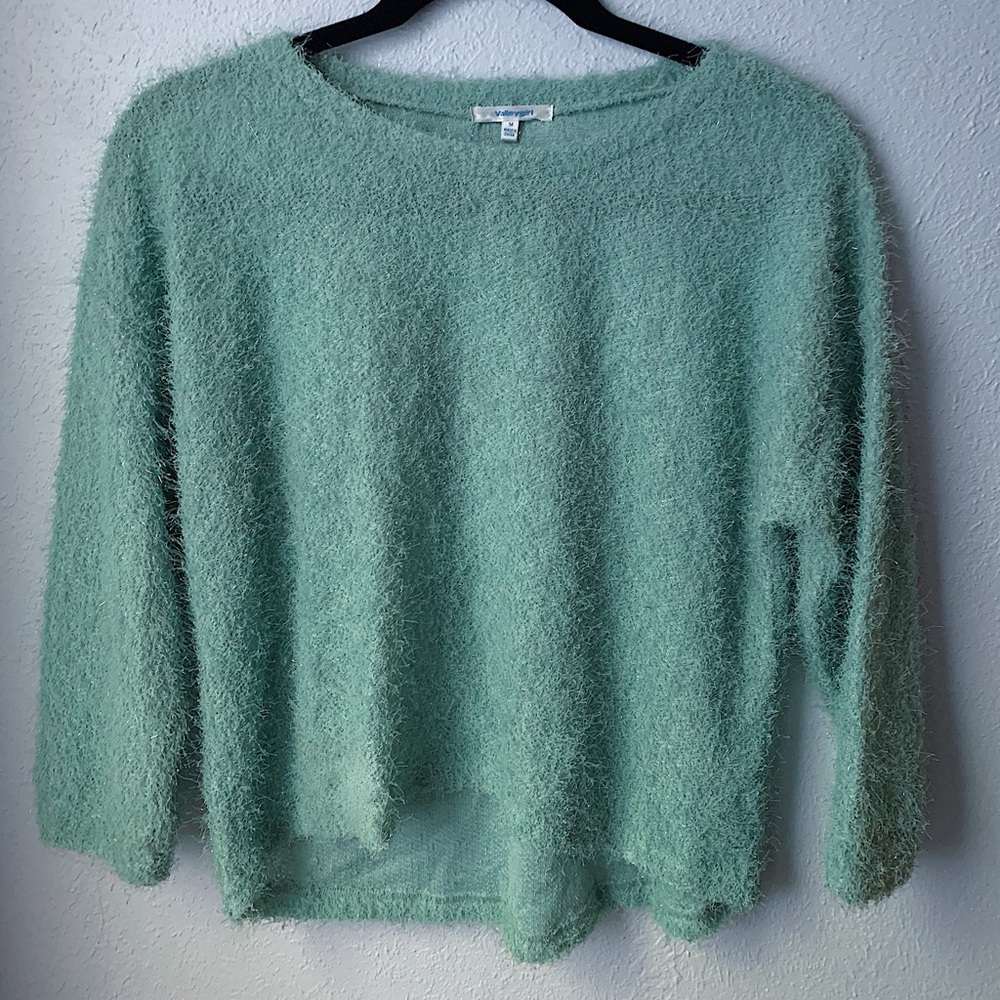 Mint cropped Sweater